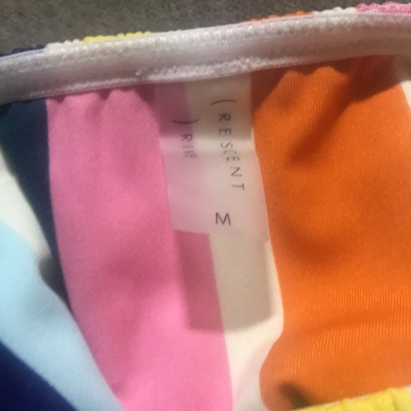 Rescent Rive,striped high waisted swimwear.size M. - Picture 6 of 6